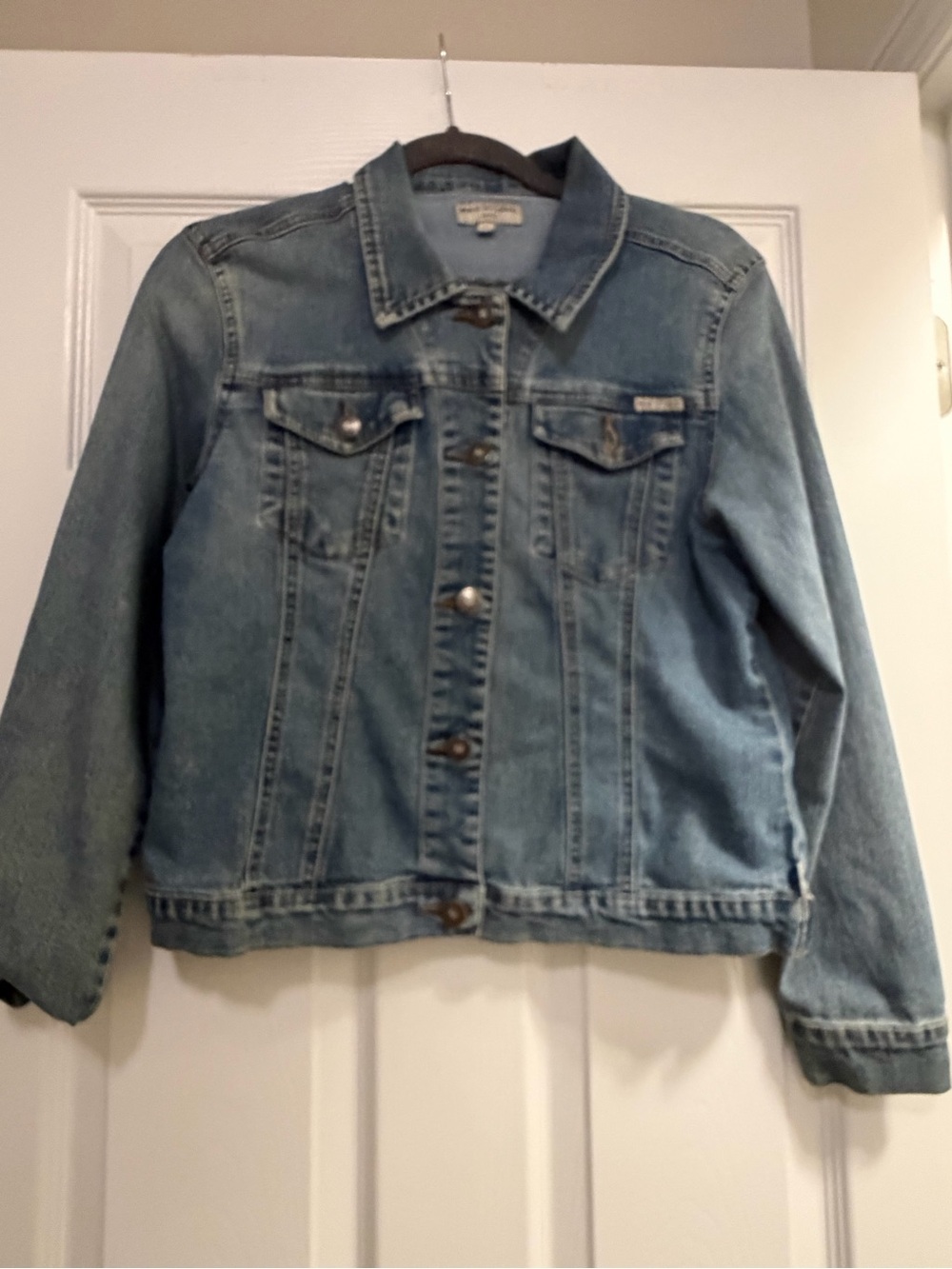 Max Studio Light Blue Denim Jacket - Casual Classic